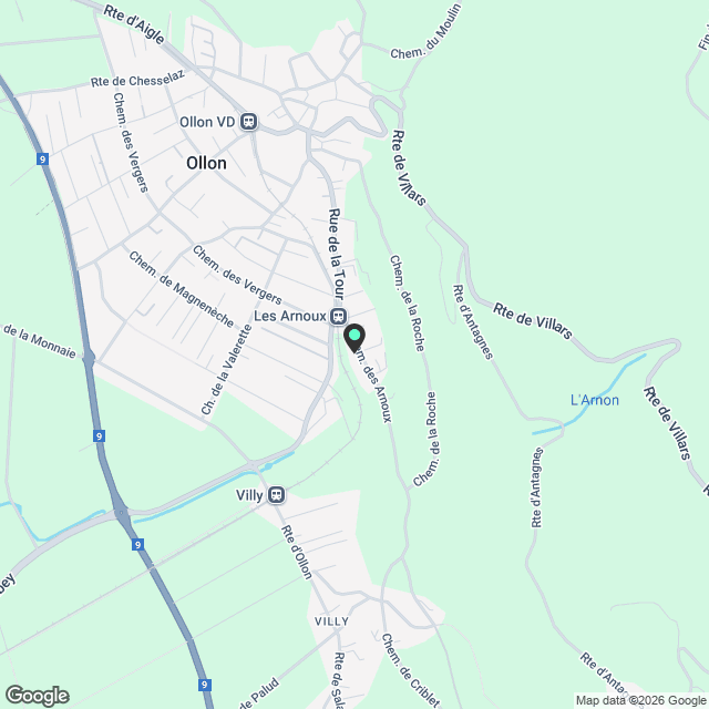 Superbe appartement neuf avec balcon au coeur du village - Karte