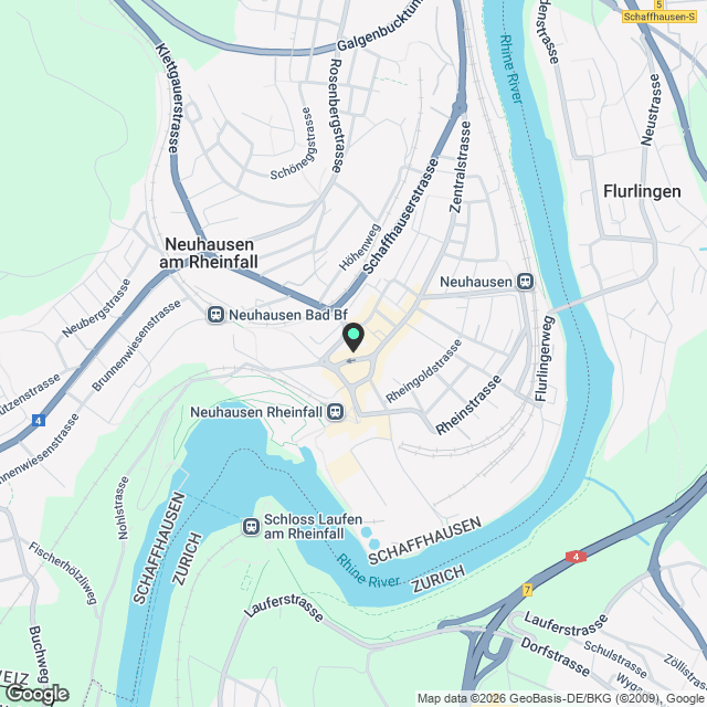 Moderne 2.5-Zimmer-Wohnung im Herzen von Neuhausen! - Karte