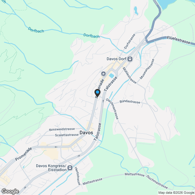 ZWEITWOHNUNG - 4.5-Zimmer-Wohnung Nr. 31 - Residence Promenade 136 - Karte