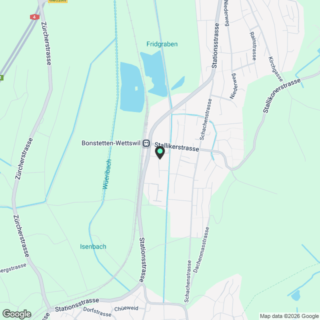 3.5 Zimmer Terrassenwohnung in Neubauprojekt Bonstetten - Karte