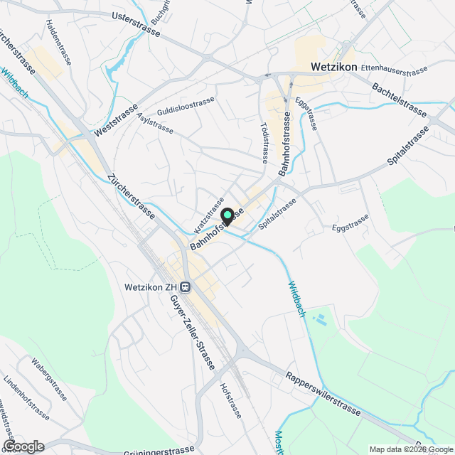 Erstvermietung nach Totalsanierung in Wetzikon - Karte