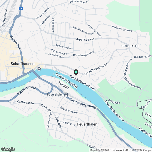 Sonniges Studio mit direktem Rheinblick - Karte