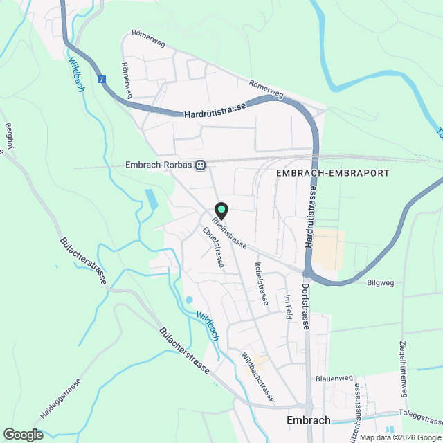 3.5 Zimmerwohnung in Embrach - Karte
