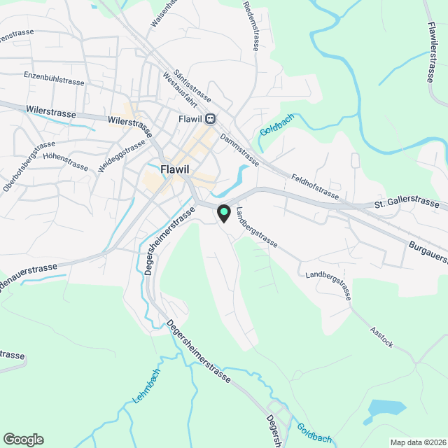 3.5-Zimmerwohnung in Flawil - Karte