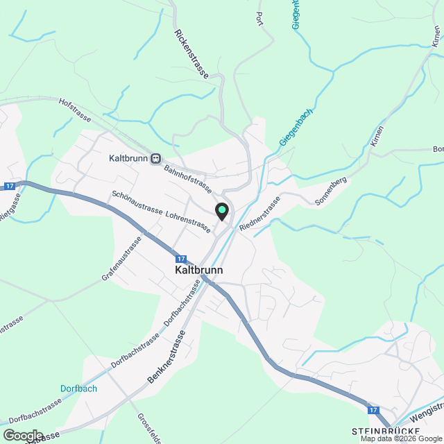 3.5-Zimmerwohnung in Kaltbrunn - Karte