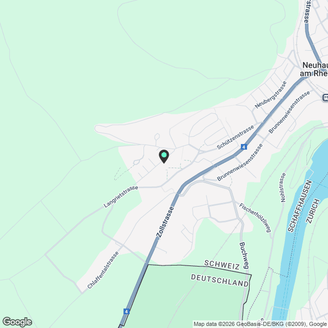 Moderne 3.5-Zimmer-Wohnung in Neuhausen am Rheinfall - Karte