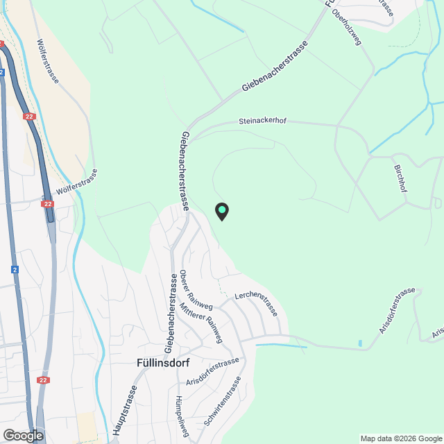 Exklusive Terrassenwohnung mit Panoramablick in Füllinsdorf - Karte