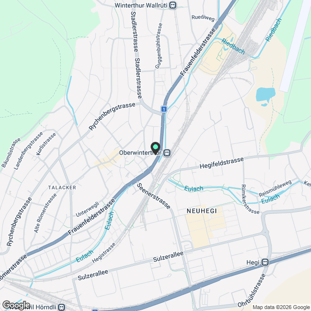 3.5-Zimmer-Mietwohnung in Oberwinterthur - Karte
