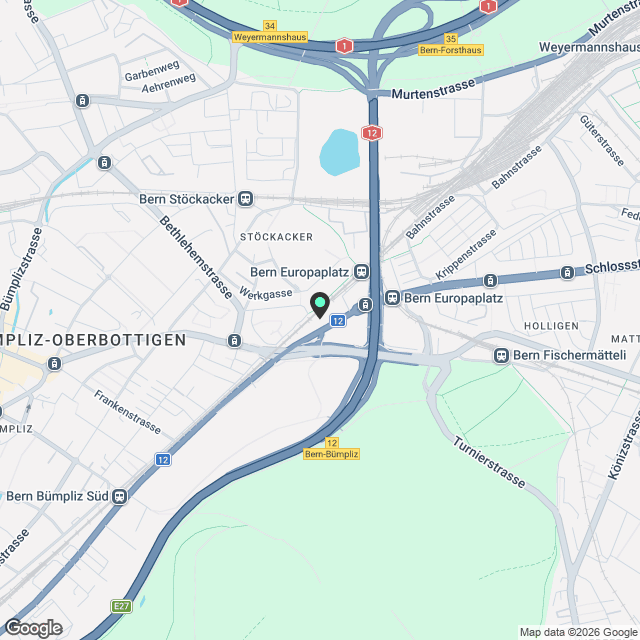 Sehr Zentrale Helle Neubauwohnung in mitten von Bern - Karte