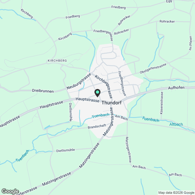 3.5 Zimmerwohnung in Thundorf - Karte