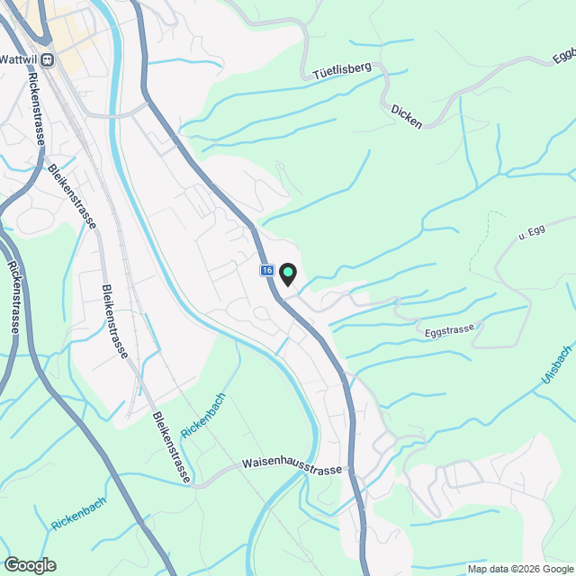 HELLE UND GEMÜTLICHE 4.5 ZIMMER-WOHNUNG IN WATTWIL - Karte