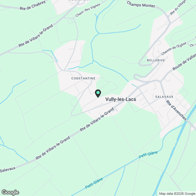 Neuf à Vallamand  Panorama sur le lac habiter dans les vignes - Karte