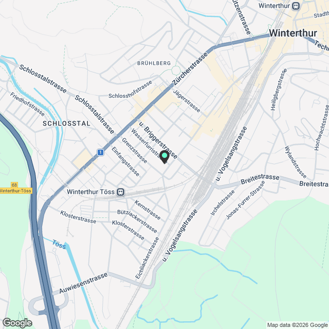EG-Wohnung ehem. Sulzer-Arbeiterhaus (befristet bis 31.8.27) - Karte