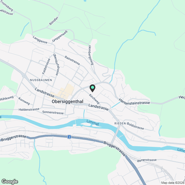 Moderne 4.5-Zimmer-Wohnung in Nussbaumen - Karte