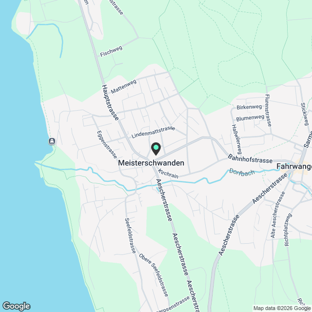 Modere Wohnung im Dorfzentrum Meisterschwanden - Karte