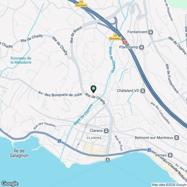 APPARTEMENT NEUF DE 4,5 PIÈCES AVEC VUE PANORAMIQUE SUR LE LAC - Karte