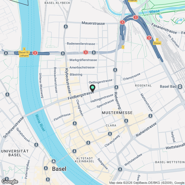 1 Monat GRATIS - Erstvermietung nach Teilsanierung - Ihre neue Wohnung im Herzen von Basel - Karte