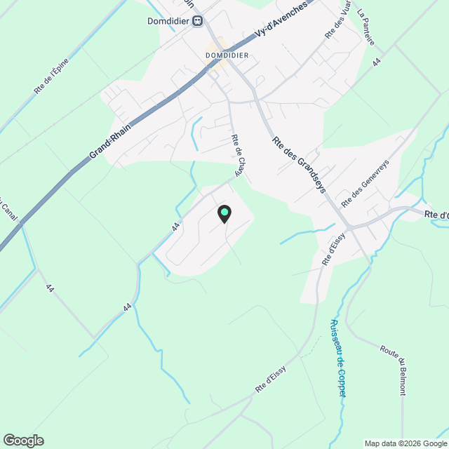 Appartement 2.5 pces neuf d'env. 52 m2 à Domdidier / FR - Karte