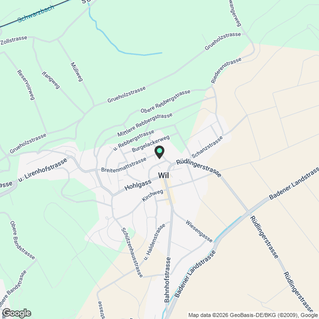 Erstvermietung: 4.5-Zi.-Maisonette mit Loggia, Neubau 2026, in Wil ZH - Karte