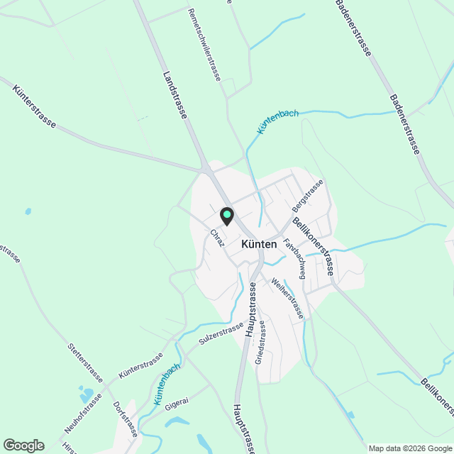 Moderne 3.5-Zimmer-Wohnung in ruhiger Lage in Künten - Karte