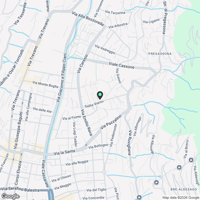 Moderno appartamento 4.5 locali con vista panoramica a Pregassona - Karte