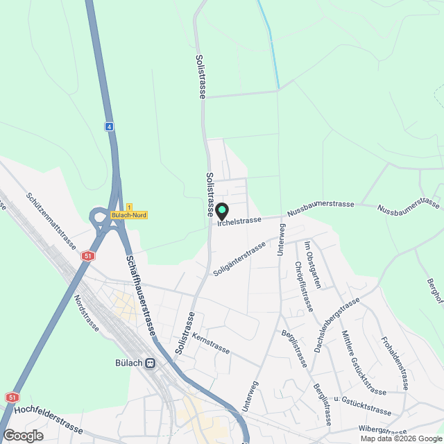 Moderne 4.5-Zimmer-Wohnung mit Garten- und Terrassensitzplatz in Bülach - Neubau 2026 - Karte