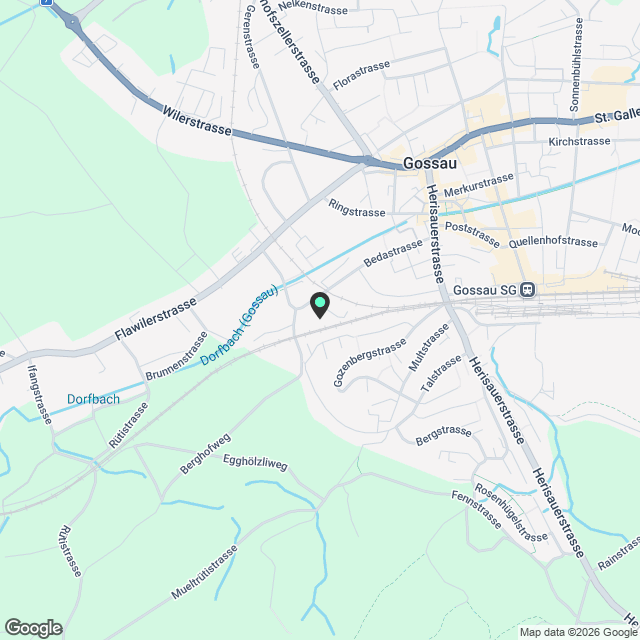 ERSTVERMIETUNG - Alterswohnungen im Büel-Quartier Gossau - Karte