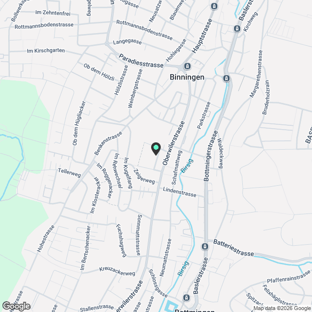Xaver-Areal, Binningen - moderne 4 1/2-Zimmer-Wohnung mit grosser Dachterrasse - Karte