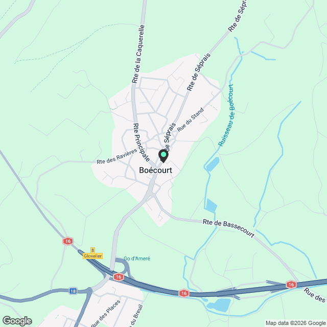 Magnifique appartement en construction sous combles de 5.5 pièces à Boécourt - Karte