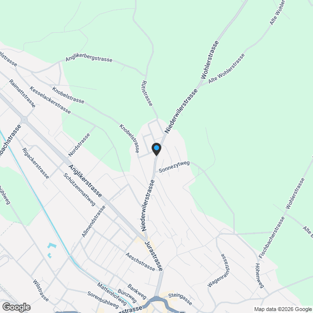 Neubauwohnung 4.5-Zimmer an begehrte Lage Wohlen - Karte