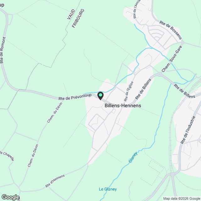 Appartements neufs disponibles à quelques minutes de Romont - Karte