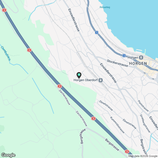 Apartments mit Designer Möblierung und voller Seesicht in Horgen/Zürich/Zug/Pfäffikon. - Karte