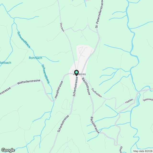 Moderne 3.5-Zimmer-Dachwohnung mit Bergblick in Hemberg - Karte