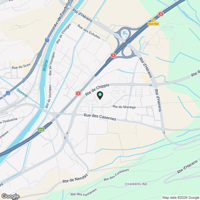 Appartement 4.5 pièces très lumineux et vue sur les châteaux. - Karte