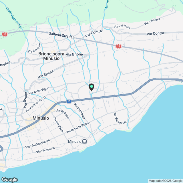 AFFITTASI A MINUSIO - ATTICO DI 2.5 LOCALI CON VISTA LAGO - Karte