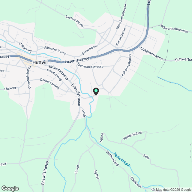 Traumhafte 4.5-Zimmer-Attikawohnung in Huttwil  Starten Sie mit 1 Monat Mietfreiheit - Karte