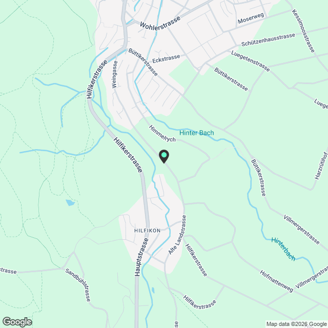 Exklusives Wohnerlebnis mit Mega-Terrasse in Hilfikon - Karte