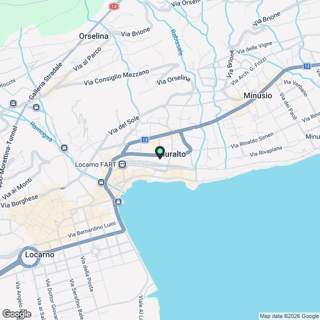 Affittasi appartamento a Minusio - Karte