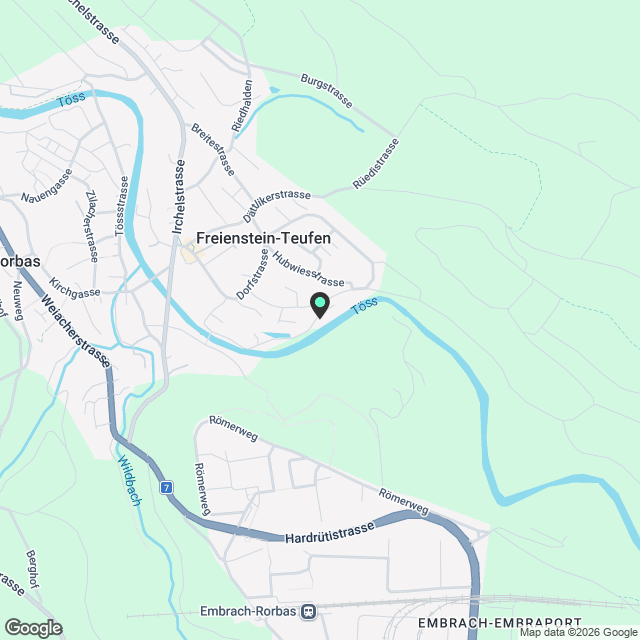 ERSTBEZUG - Wohnen direkt an der Töss - 3.5-Zimmer-Wohnung - Karte