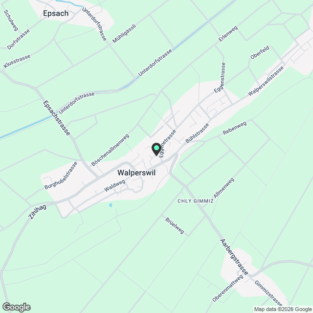 Kleines Einfamilienhaus im idyllischen Walperswil - Karte