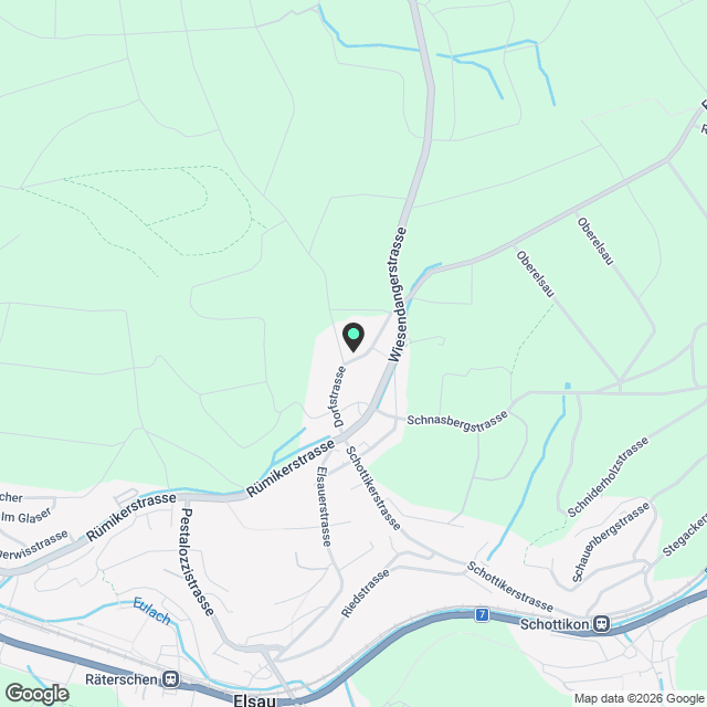 Moderne 5-Zimmer-Doppelhaushälfte in ruhiger Lage von Elsau - Karte