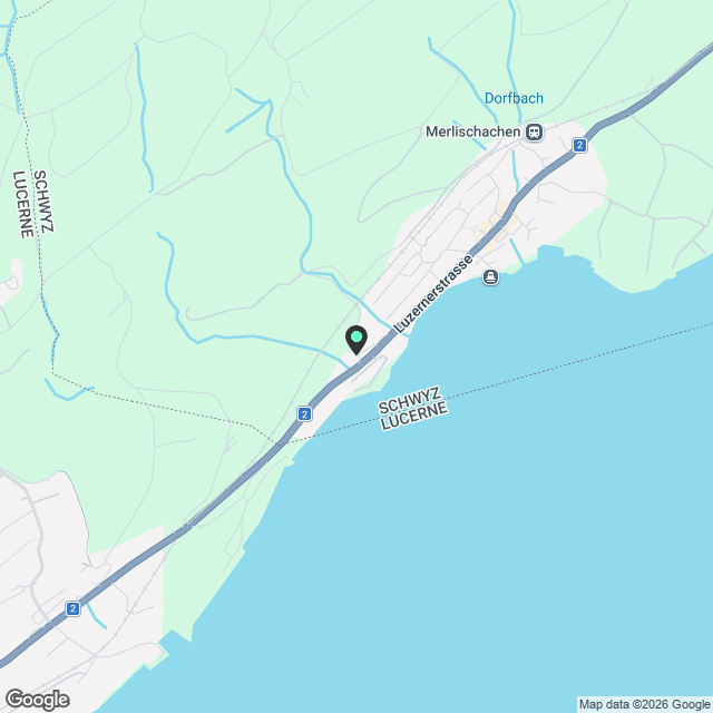 Loftartige Wohnung mit Balkon und Sicht auf den See und das Bergpanorama - Karte