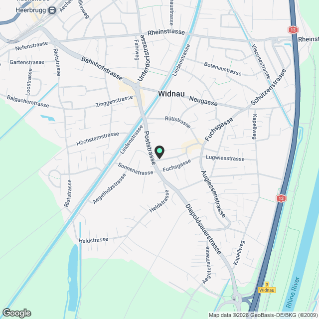 Attraktive 4.5 Zimmer-Wohnung mit Loggia - Karte