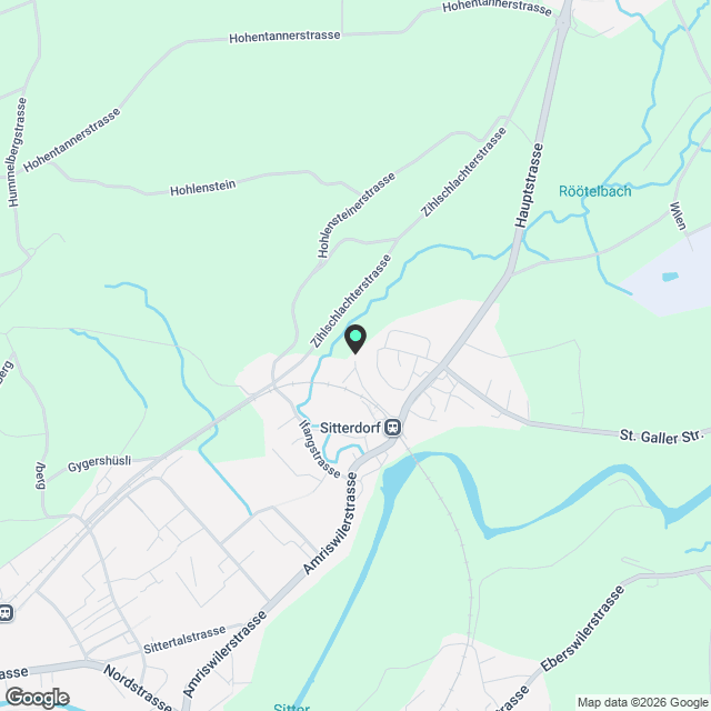 Moderne 1.5-Zimmer-Wohnung in ruhiger Lage von Sitterdorf - Karte