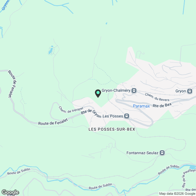 Appartement au centre de Bex - Karte