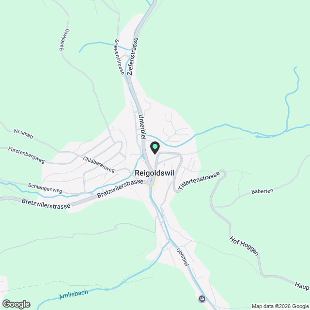 Erstvermietung «Jurablick» – Architektur, Licht und Weitblick auf Reigoldswil/Wasserfallen - Karte