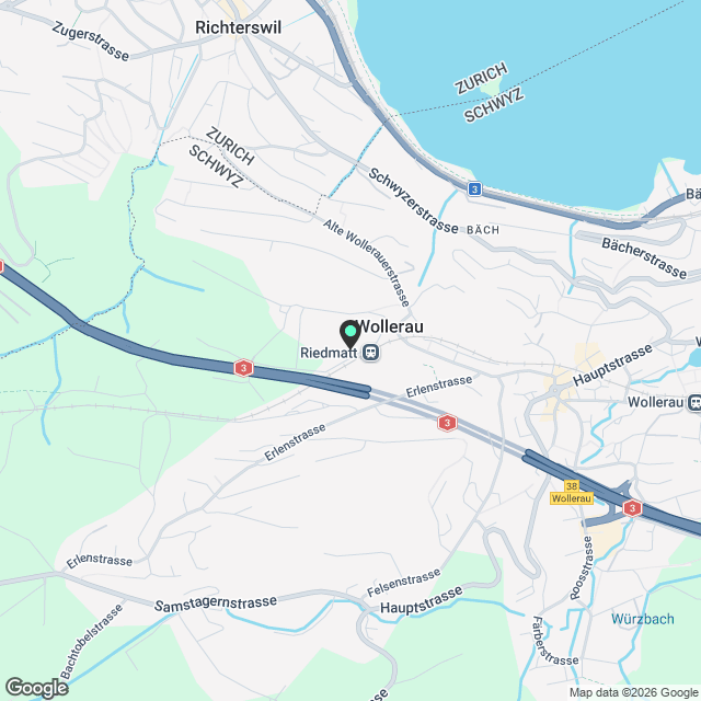 Furnished Room in Wollerau – Lowest Tax Rate in Switzerland - Karte