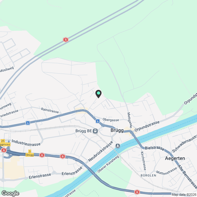 ERSTVERMIETUNG: 4.5-Zi-Wohnung mit Balkon in Brügg im Eigentumsstandart - Karte