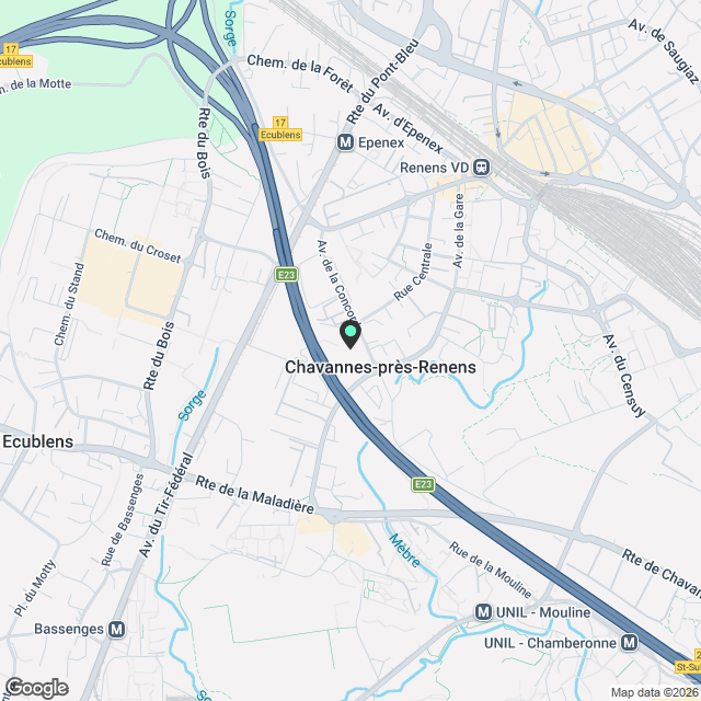 Spacieux et lumineux 3,5 pièces à louer - Karte