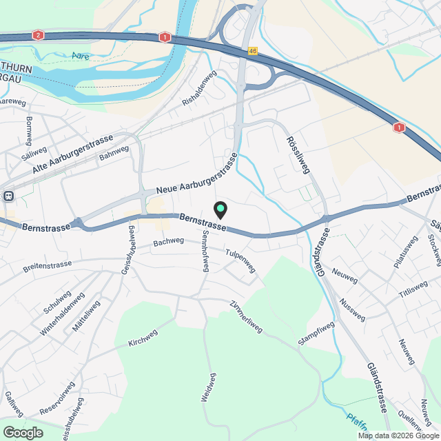 Charmantes Hausteil, 6.5-Zimmer in ruhiger Lage von Rothrist mit befristetem Mietvertrag (28.2.2029) - Karte